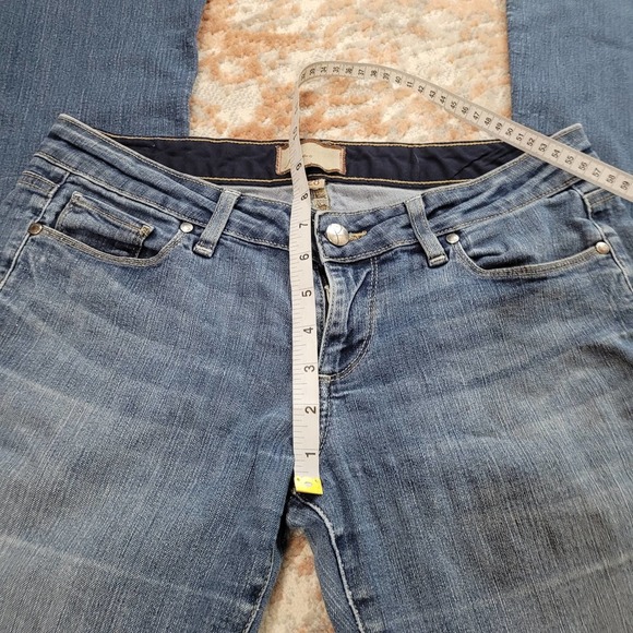 Paige Canyon Boot Light Wash Jeans Slight Flare - Size 28 - Picture 7 of 12
